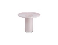 Nud Bloom Cake Stand with Dome (Clear + Opal Pink)