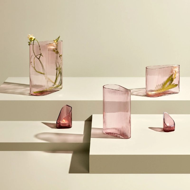 Nude Mist Vase Dusty Rose (290mm)