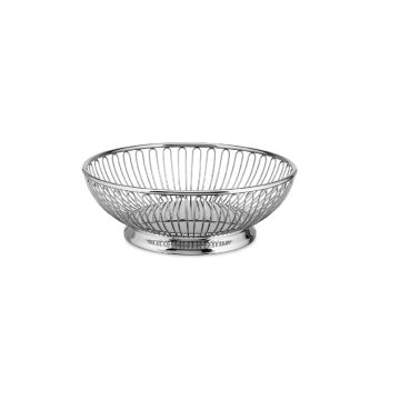 Alessi Round Wire Basket - 8.50cm (Stainless Steel)