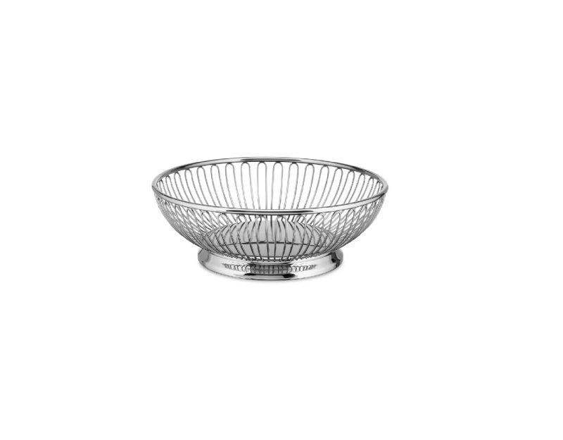Alessi Round Wire Basket - 8.50cm (Stainless Steel)