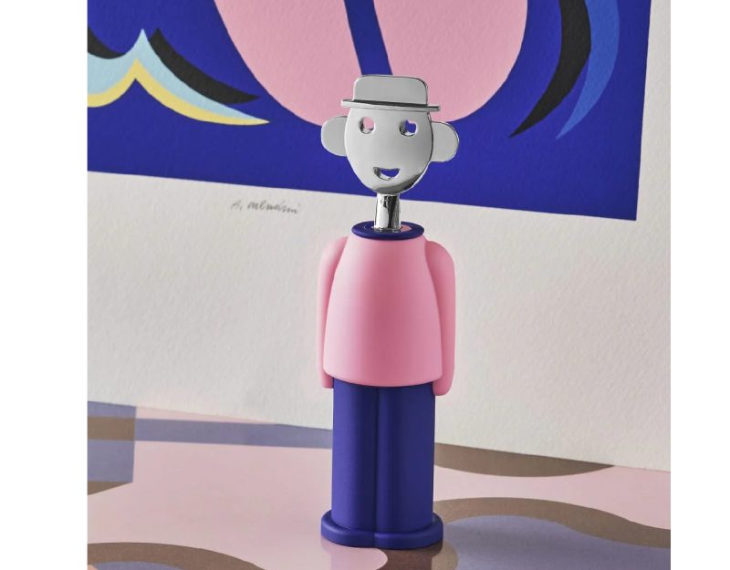 Alessi Alessandro M. Corkscrew Pink & Blue