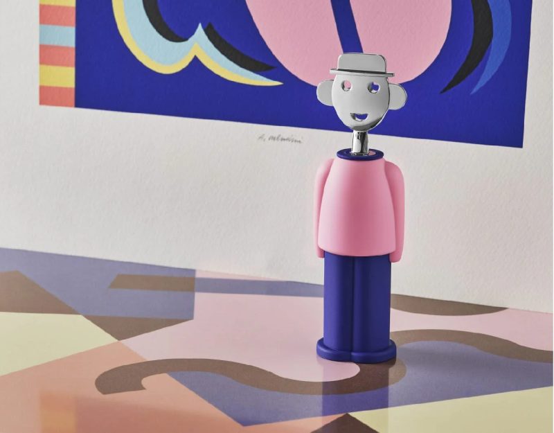 Alessi Alessandro M. Corkscrew Pink & Blue