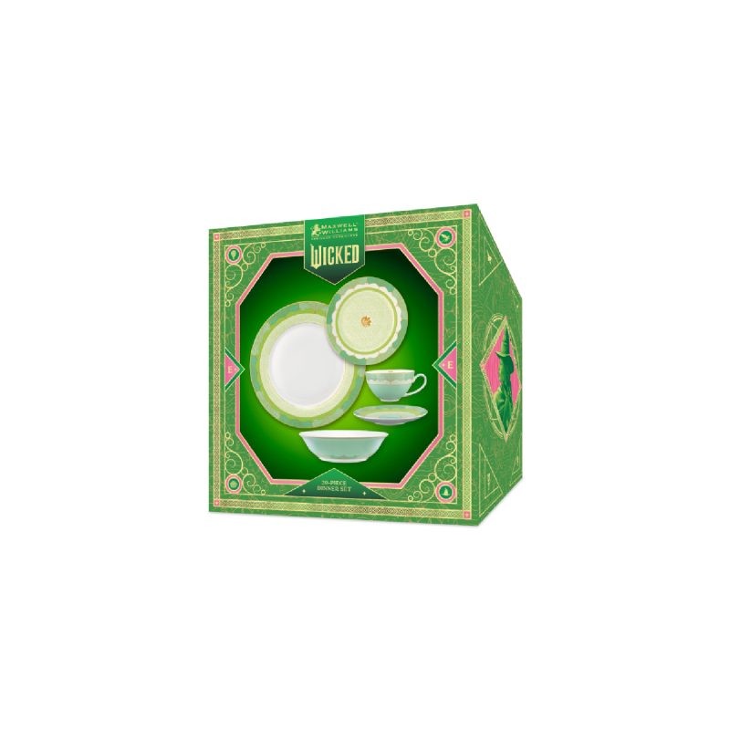 Maxwell & Williams Wicked Dinner Set 20pc Elphaba Gift Boxed