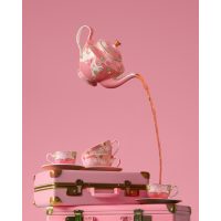Maxwell & Williams Wicked Pink Goes Good With Green 5pc Tea Set Glinda Gift Boxed