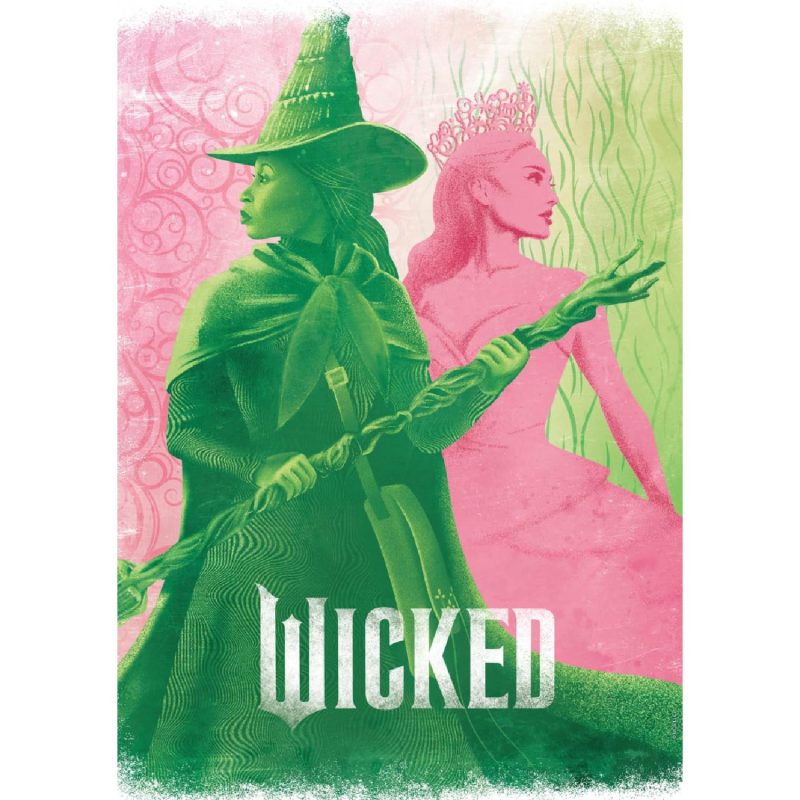 Maxwell & Williams Wicked Pink Goes Good With Green Footed Mug 300ML Elphaba Gift Boxed